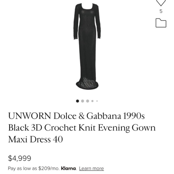 Dolce Gabbana black lace maxi dress - Picture 2 of 11